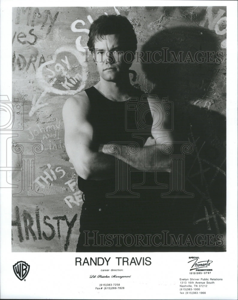 1992 Randy Bruce Traywick American Singer - Historic Images