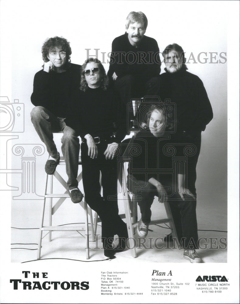 1995 Press Photo Tractors American Country Rock Band - RRU01705 - Historic Images