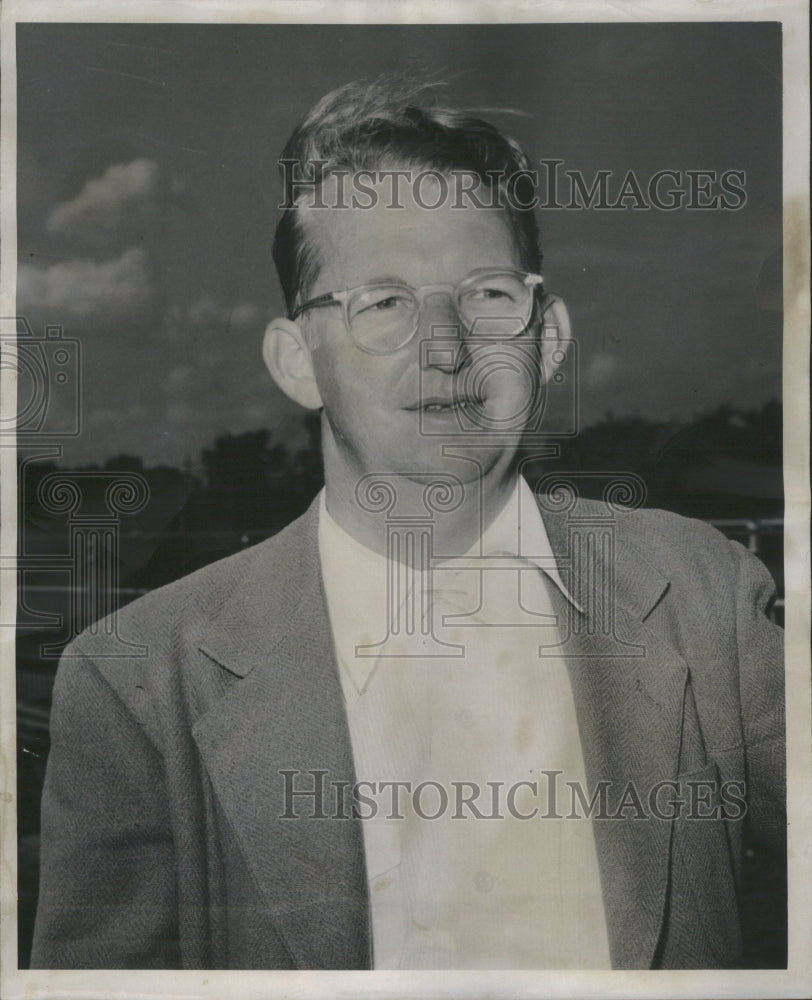 1948, Harry Trotsek Rainy Horses Owner - RRU01767 - Historic Images