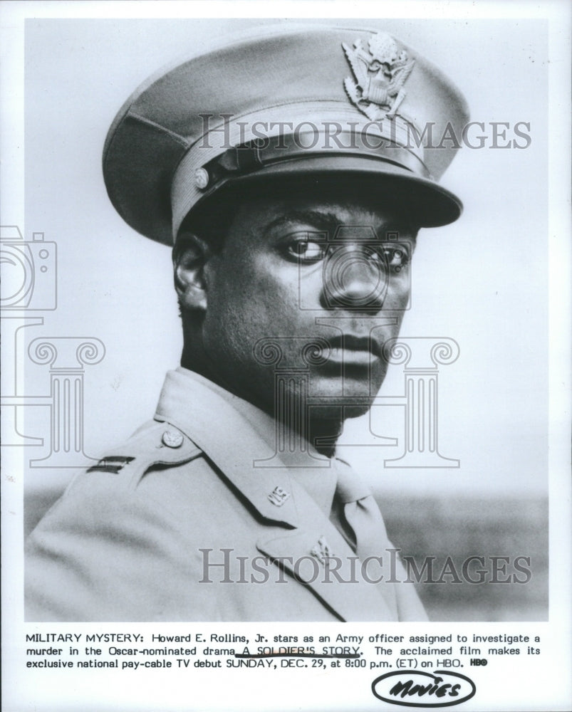 Press Photo Howard E Rollins Soldiers Story Military - RRU01835 - Historic Images