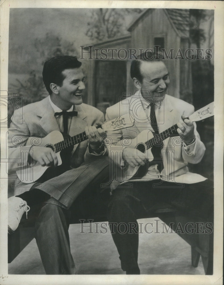 1957 Pat Boone Red Foley ABC TV Singer - Historic Images