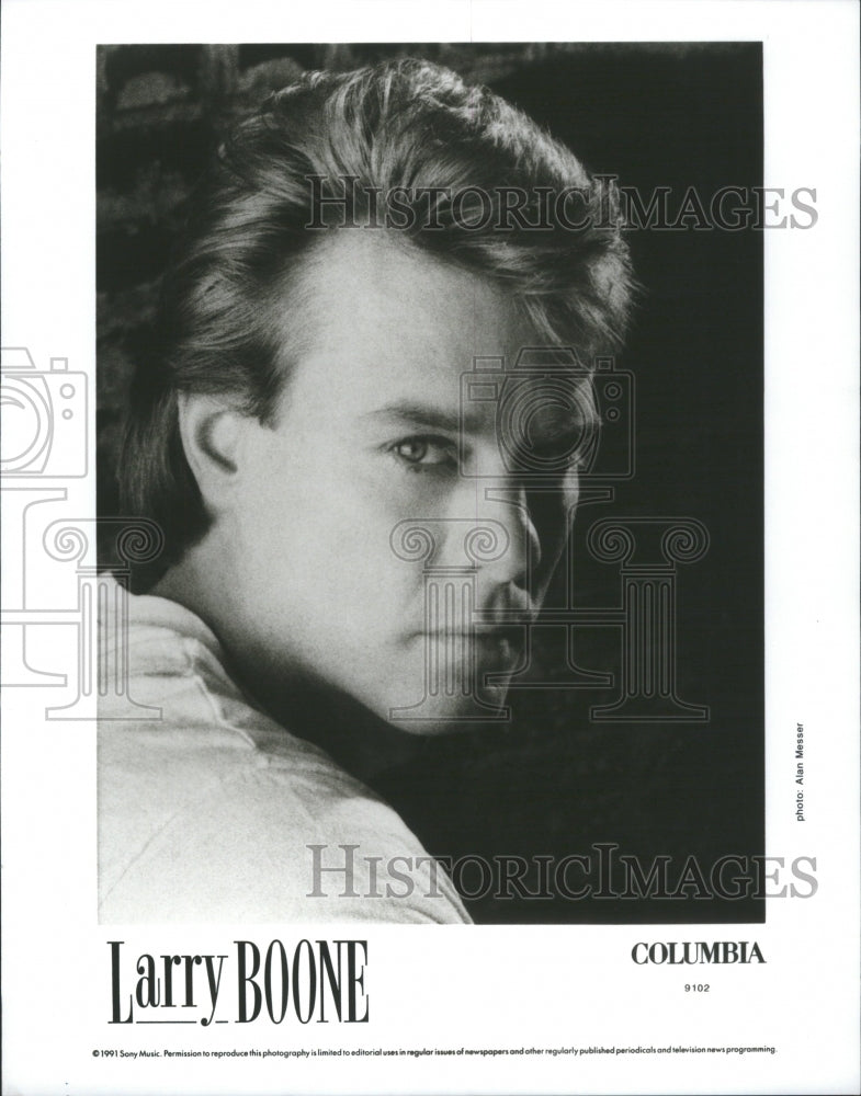 1991 Press Photo Larry Boone American Country Musicain - RRU02633 - Historic Images