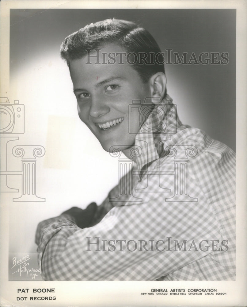 1955, Pat Boone American Actor Singer Writer - RRU02669 - Historic Images