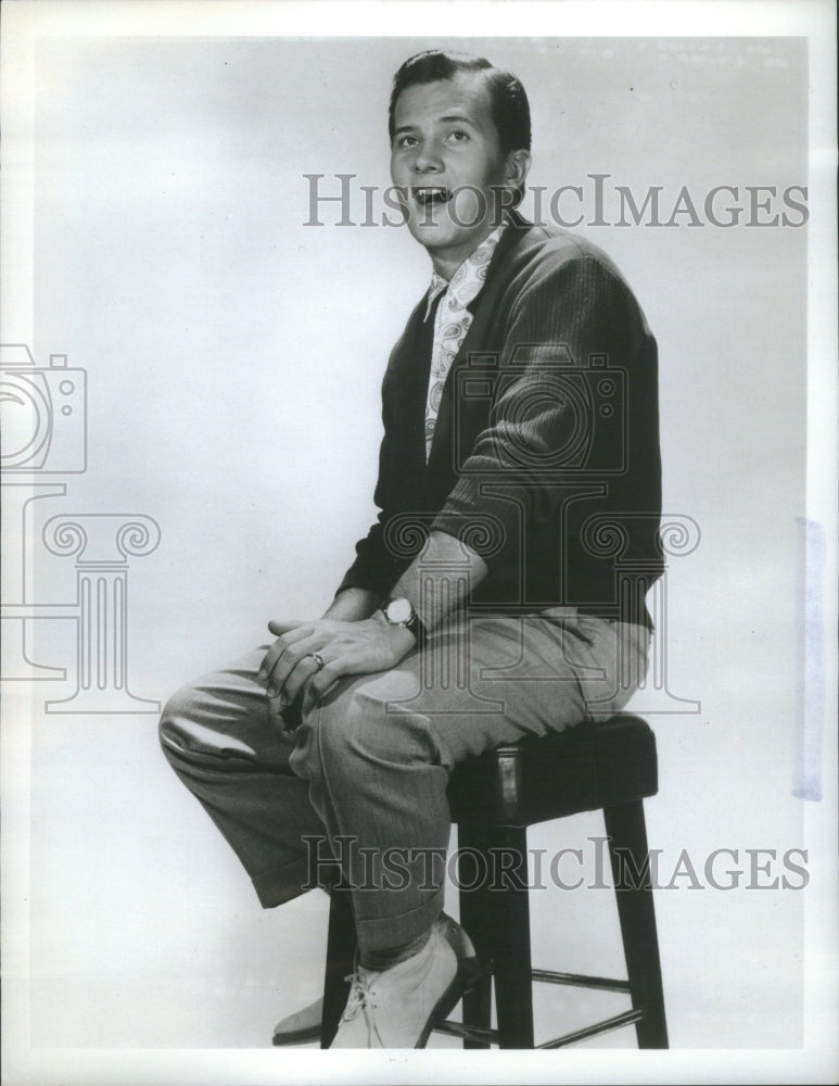 1965 Press Photo Pat Boone American Singer Actor writer - Historic Images