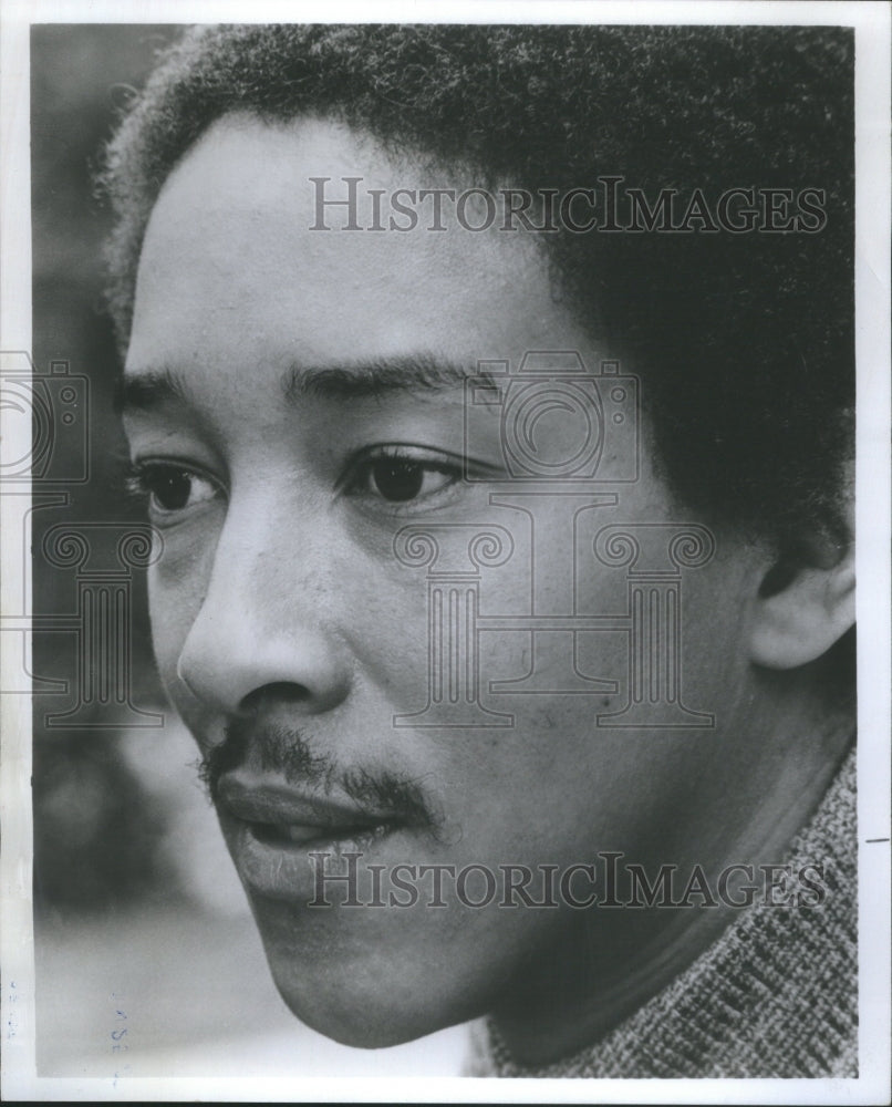 1976 Press Photo Portrait Of Singer Harry T. Booker - RRU02965 - Historic Images