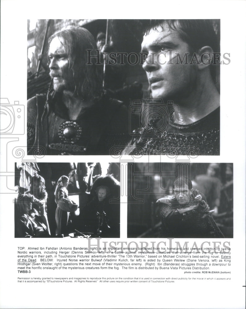 1999, Antonio Banderas In &quot;The 13th Warrior&quot; - RRU03053 - Historic Images