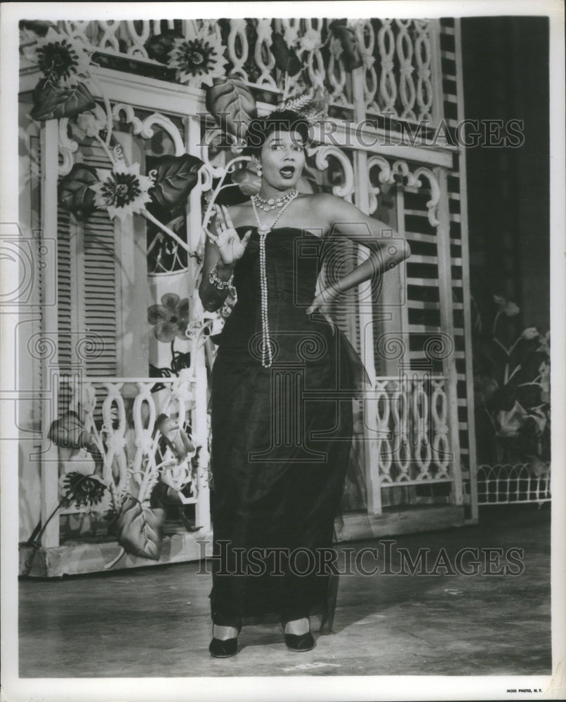 1955 Press Photo Pearl Bailey Actor Stage Television - Historic Images