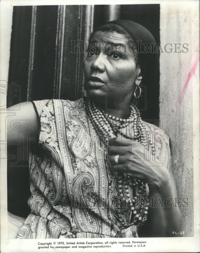 1970 Press Photo Pearl Bailey, in The Landlord - RRU03257 - Historic Images