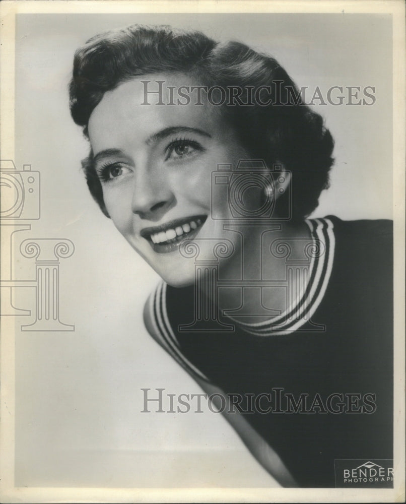 1957 Press Photo Leora Dana Comedy &amp; Dramatic Actress - RRU03301 - Historic Images