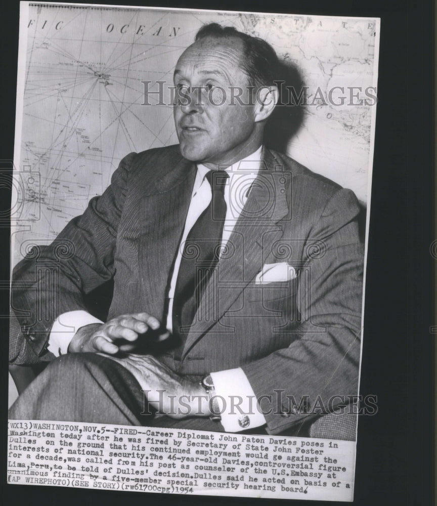 1954 John Paton Davies US Diplomat - Historic Images