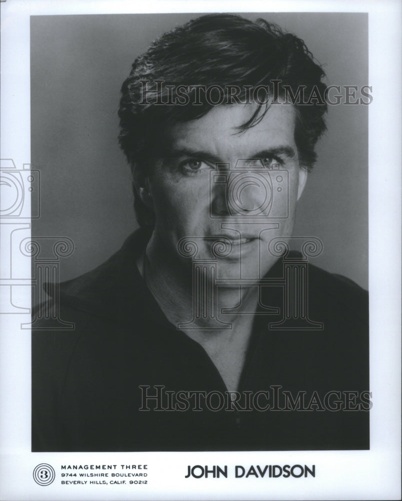 1983 John Davidson, Entertainer. - Historic Images