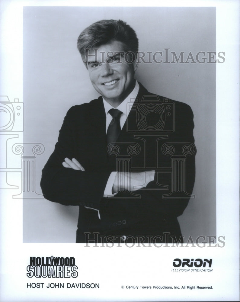 1987, John Davidson &quot;Hollywood Squares&quot; Host - RRU03423 - Historic Images