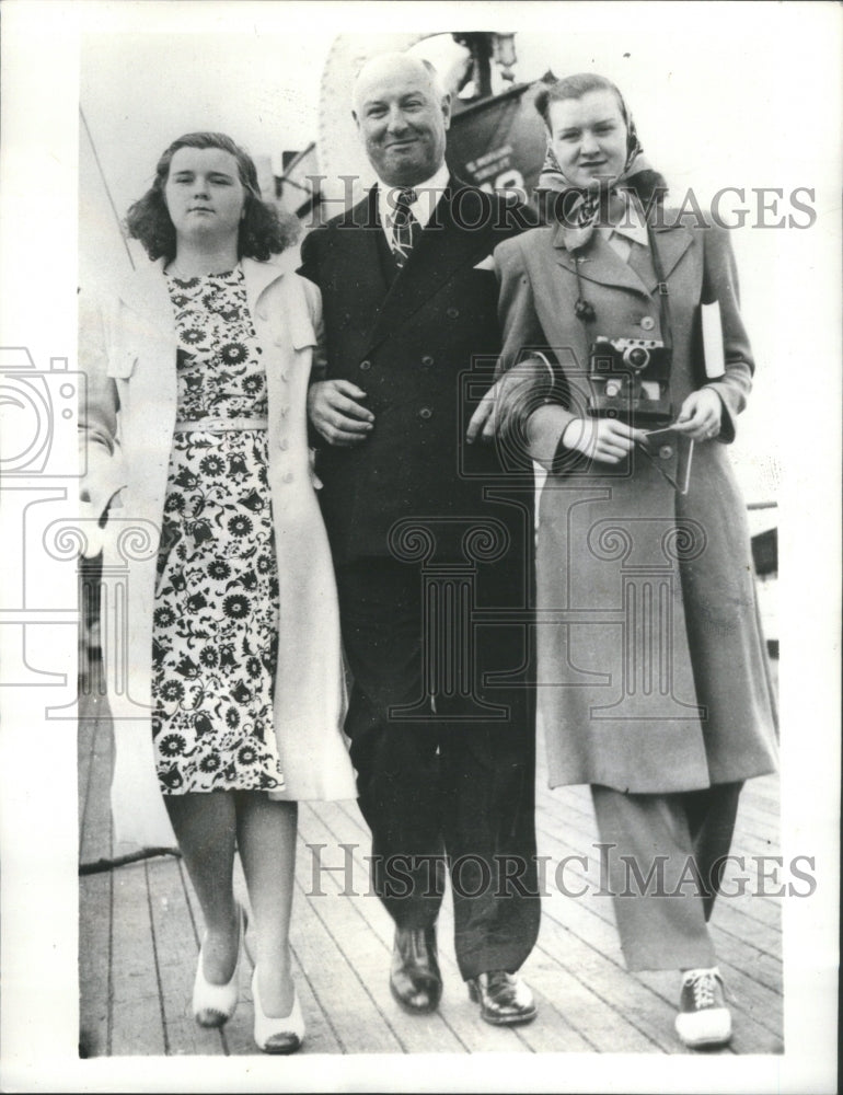 1939 Press Photo James Farley Postmaster General - Historic Images