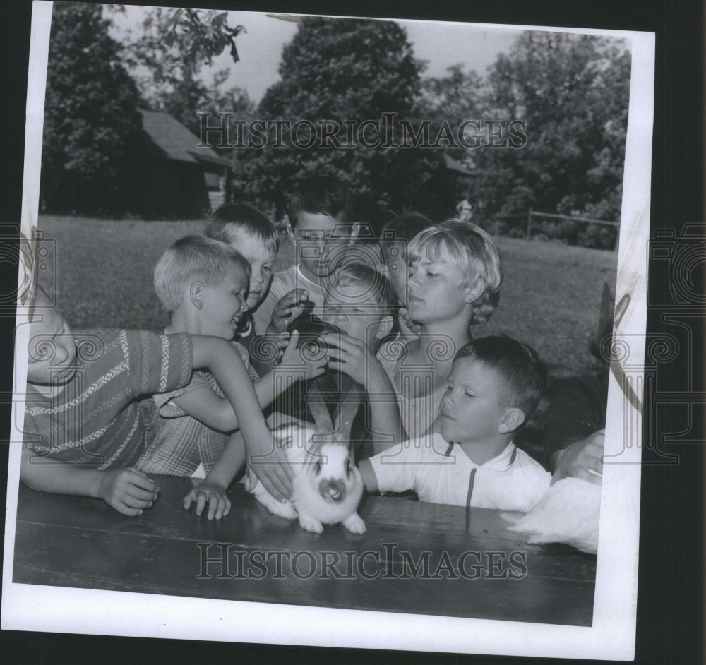 1967 Rabbit/Duck/Camp/Counselor/Children - Historic Images