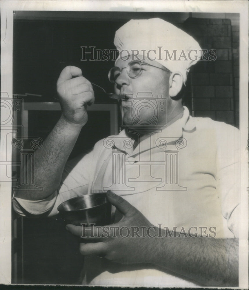 1951 Press Photo US Army Chow field rations Cooks - Historic Images