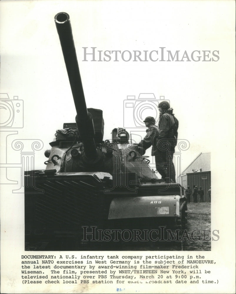 1980 Press Photo The United States Tank Corps - Historic Images