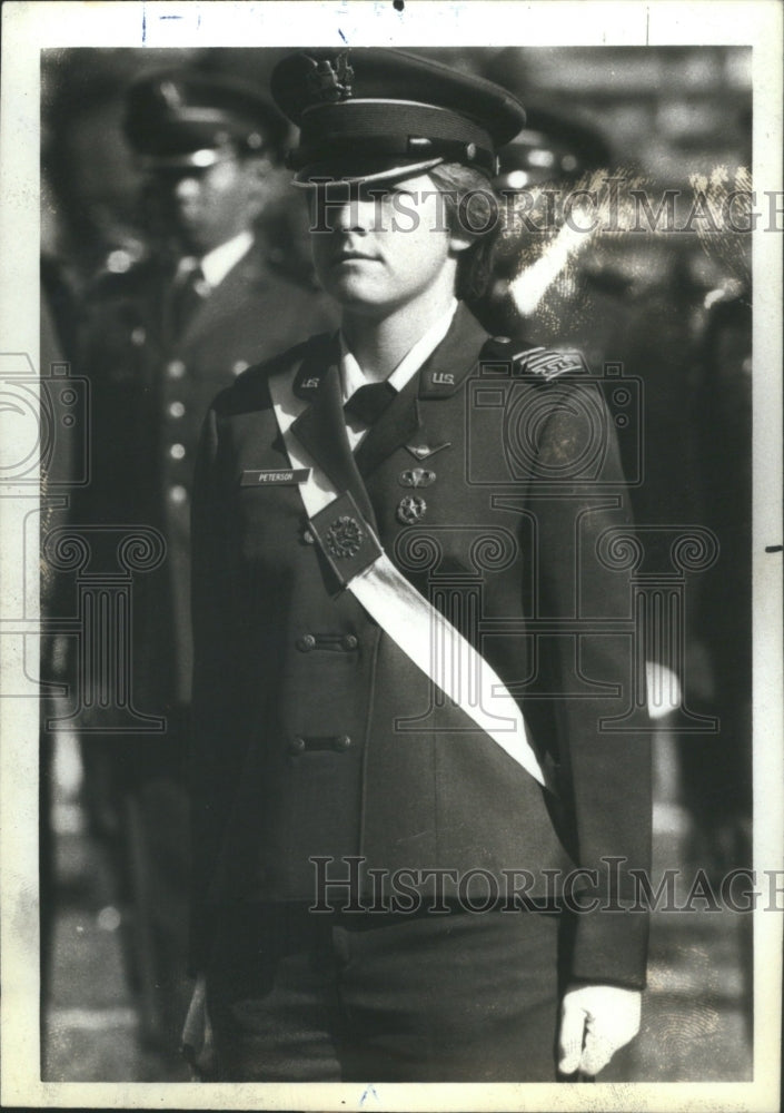 1984 Press Photo Marybeth Peterson Air Force Academy - Historic Images