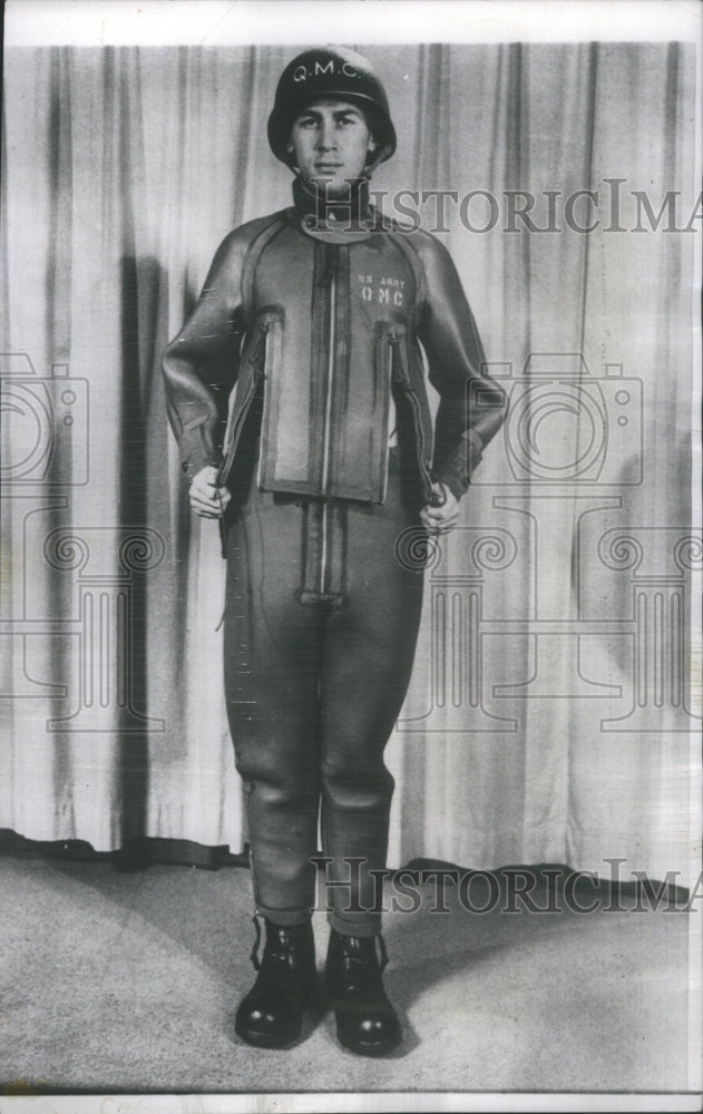1952 Military Under Clothing Plastic Suit - Historic Images