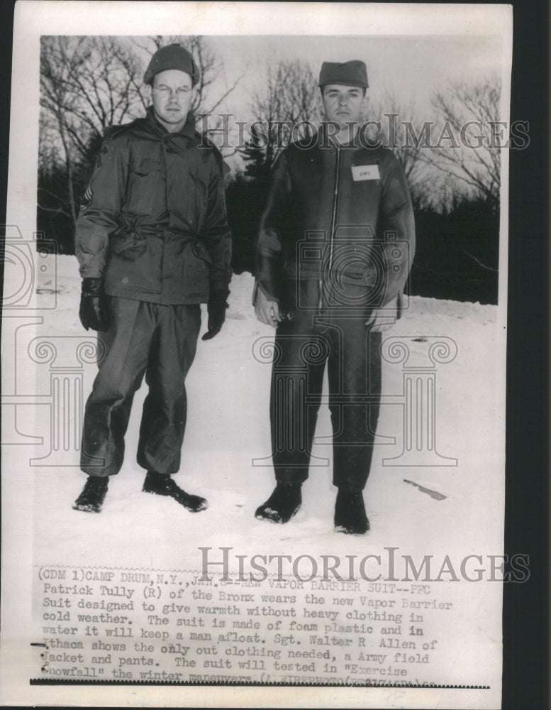 1952 Army Personel Test Vapor Barrier Suit - Historic Images