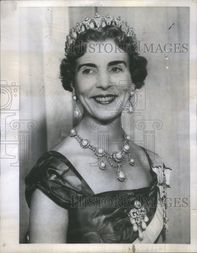 1960 Press Photo Queen Ingrid Of Denmark 50th Birthday - RRU04553 - Historic Images