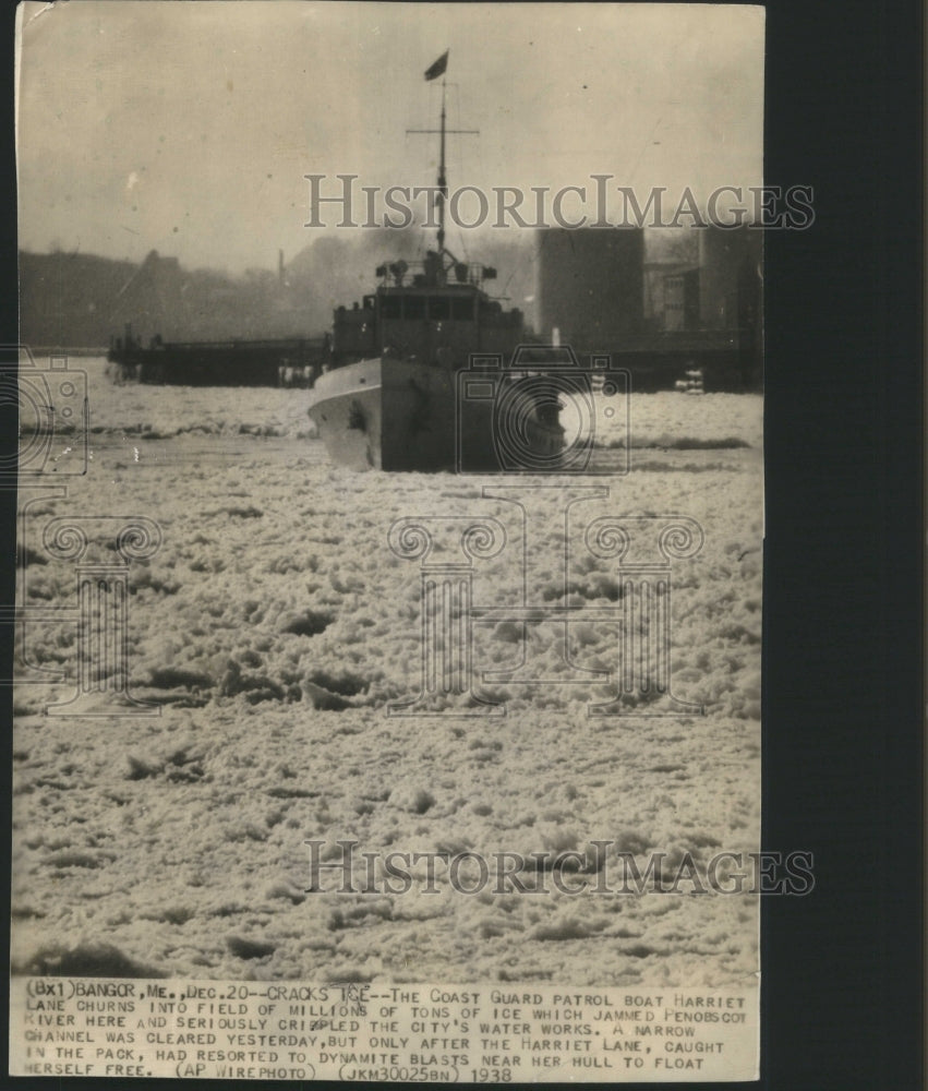 1938 Coast Guard Patrol Boat Jammed Penobs - Historic Images