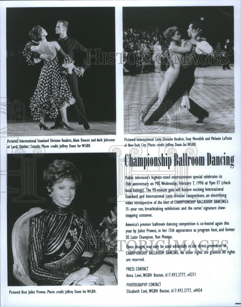 1996, Champion Ballroom Dancing Prowse - RRU04797 - Historic Images