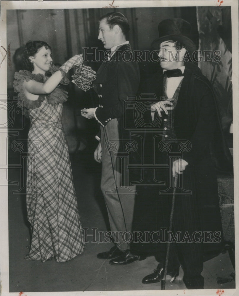 1934 Press Photo Grtchen Rickel, Tom Dougall, Edevin - Historic Images