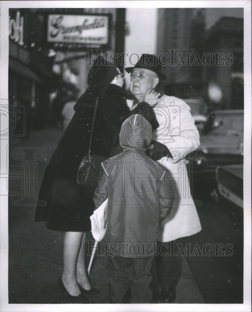 1961 Press Photo Detroit Newsboys Mr Tim Marling - Historic Images