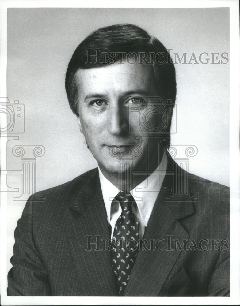 1985 Press Photo Al Dale ABC News Correspondent Denver - RRU05369 - Historic Images