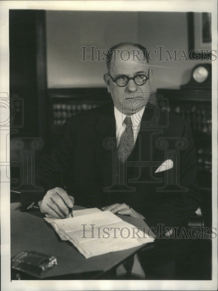 1933, Dalrymple WW Woodcock Prohibition Desk - RRU05423 - Historic Images
