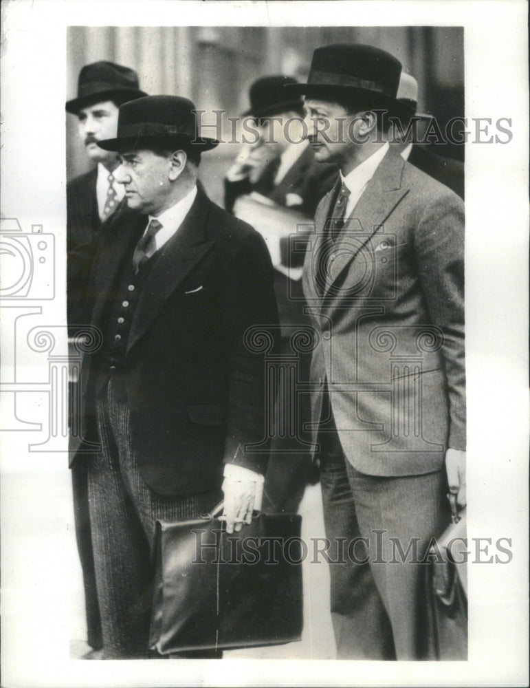 1938 Press Photo Edouard Daladier George Bonnet Cabinet - Historic Images