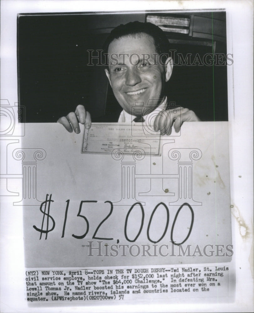 1957, Ted Nadler TV Winner St Louis Civil - RRU06099 - Historic Images