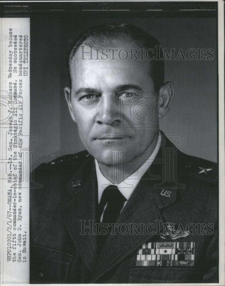 1967 Gen Joseph Nazzaro Air Commander Chief - Historic Images