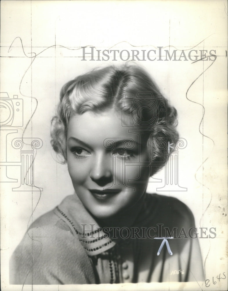 1935, Verna Hillie American Actress Film - RRU06513 - Historic Images
