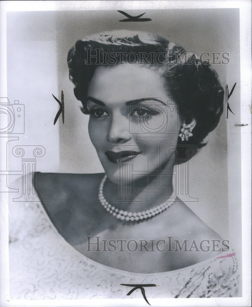 1957 Carol Bruce Lady Dark American Actress - Historic Images