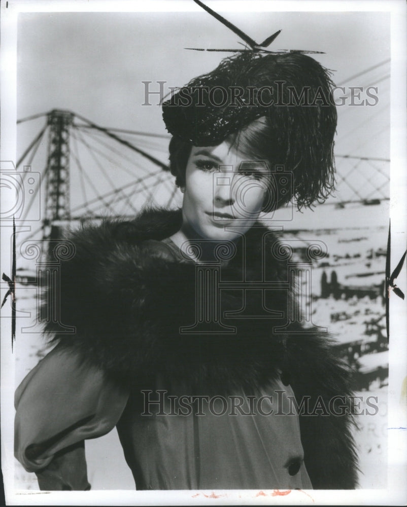 1964 Press Photo Fashion Woman Dress Hair Style - RRU06663 - Historic Images