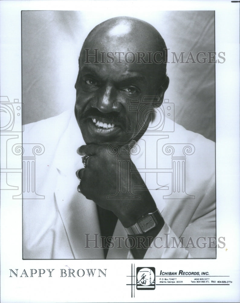 1991, Napoleon Brown Goodson StageRB Singer - RRU06711 - Historic Images