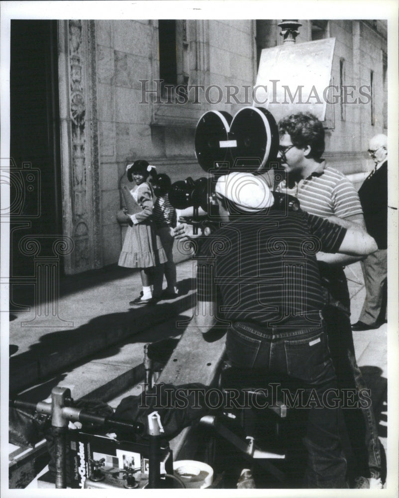 1983 Press Photo David Caron Drake Shooting Commercial - RRU06817 - Historic Images