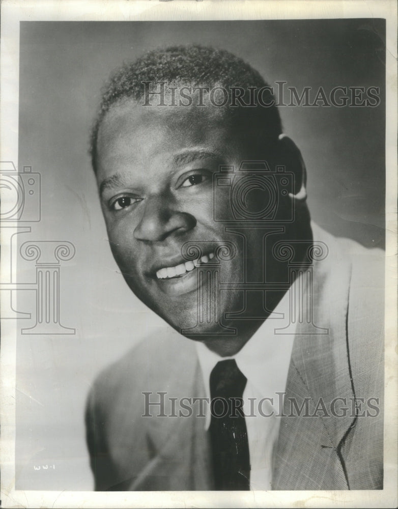 1963 William Caesar Warfield Singer Actor - Historic Images