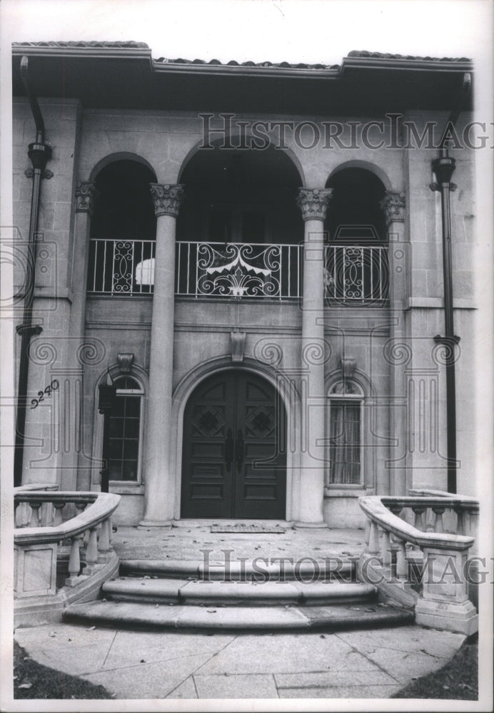 1966 Manoogian Mansion Detroit Mayor Home - Historic Images