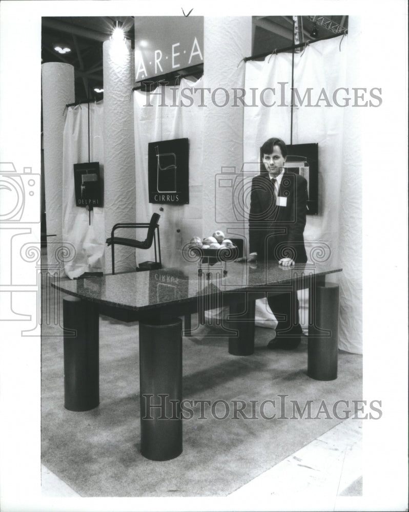 1986, Tom Deacon Furniture Designer - RRU08085 - Historic Images