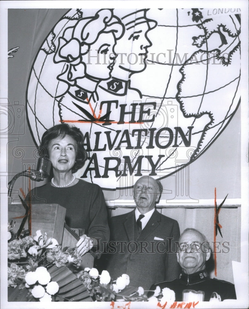 1965 Speakers At Salvation Army Banquet - Historic Images