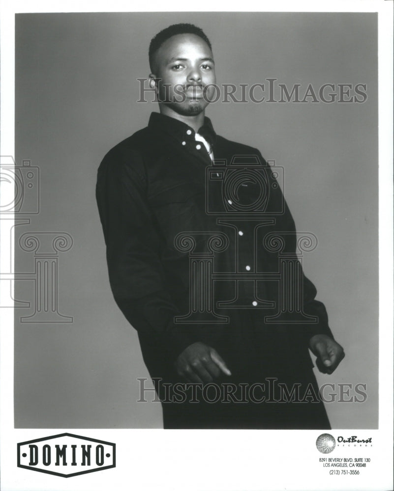 1993, Publicity Still Black Singer Domino - RRU08229 - Historic Images