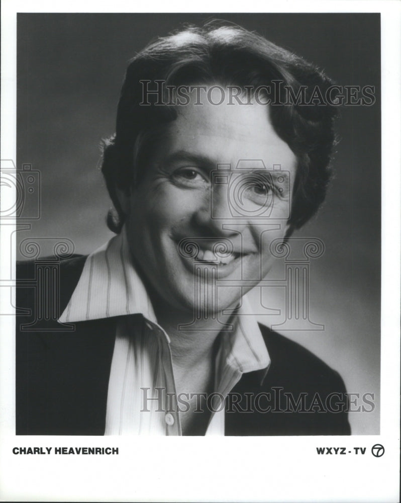 1987 Charly Heavenrich Detroit Newsman - Historic Images