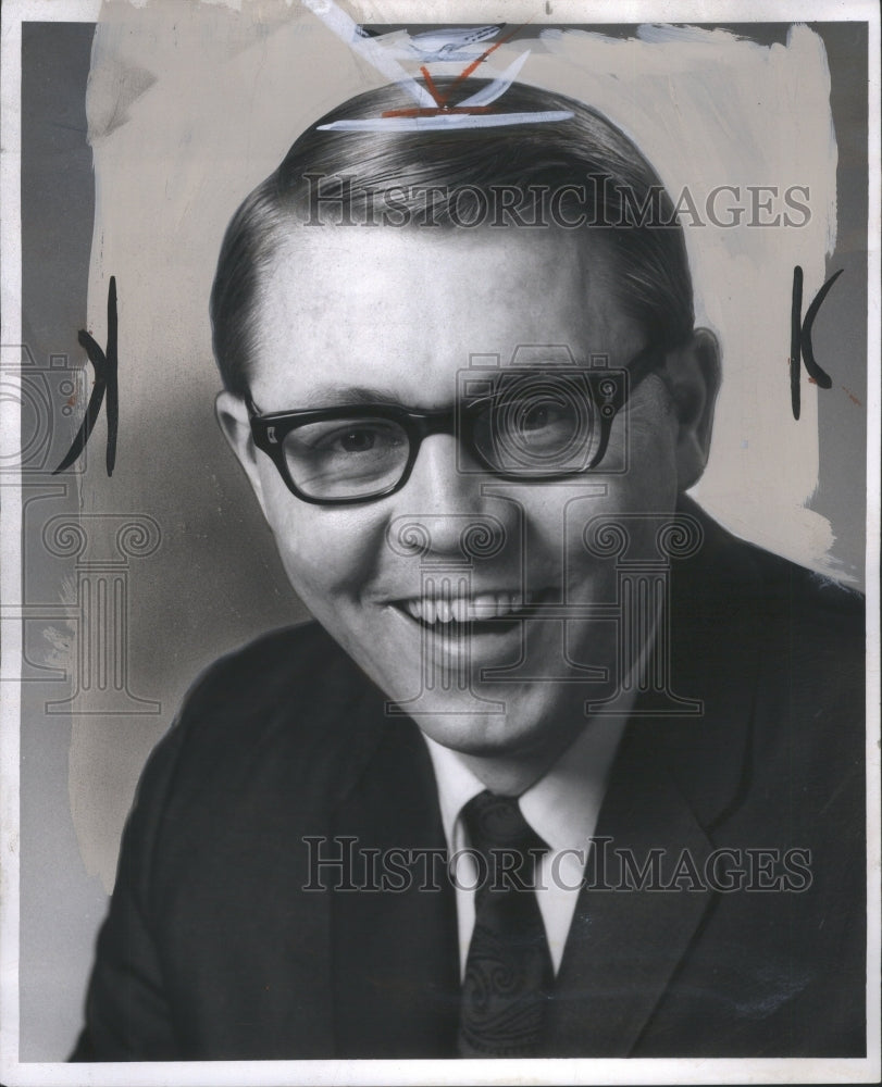 1969 Press Photo Morrie Carlson WWJ Radio - RRU08365 - Historic Images