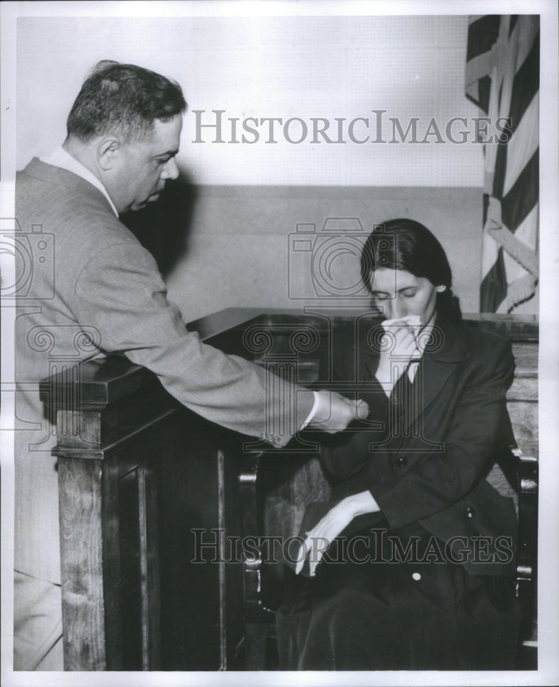 1956, Mrs Victoria Hermiz Haisha Murder - RRU08487 - Historic Images