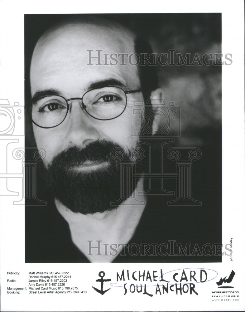 Press Photo Michael Card Christian Singer &amp; Songwriter - RRU08549 - Historic Images