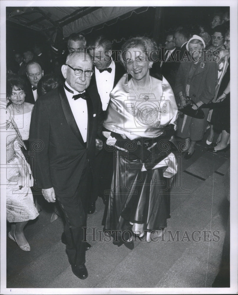 1982 Press Photo Mr Mrs J Himelhoch Detroit Socialites - Historic Images