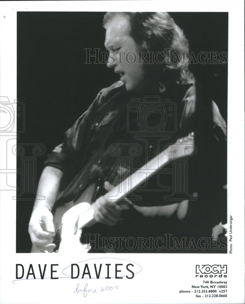 2004, Dave Davies (Musician) - RRU08793 - Historic Images