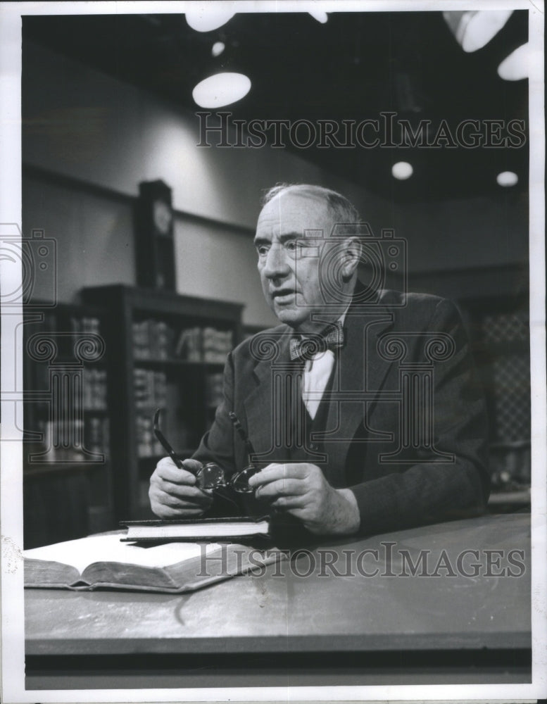 1958, Joseph N Welch Omnibus NBC - RRU08897 - Historic Images